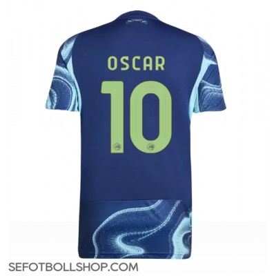 Billiga Ajax Oscar Gloukh #10 Borta fotbollskläder 2025-26 Kortärmad Billiga Ajax Oscar Gloukh #10 Borta fotbollskläder 2025-26 Kortärmad